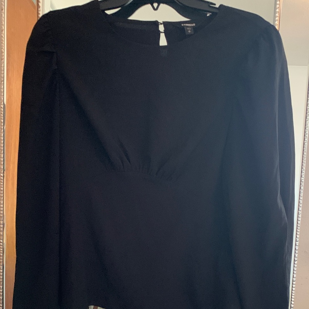 Express Black Blouse